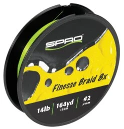 SPRO Finesse Braid 8x Lime Green 164 Yards -Rapala Store 39781710135385