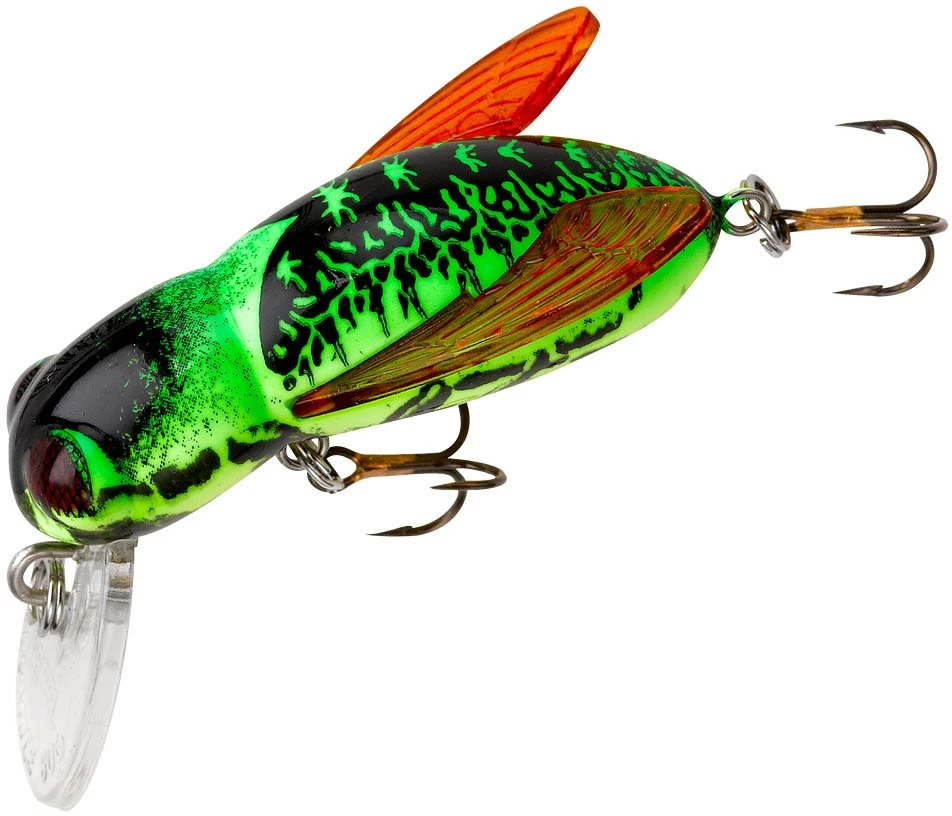 Rebel Bumble Bug Crankbait 1 1/2 Inch Ultralight Waking Crankbait 1 Rebel Bumble Bug Crankbait 1 1/2 Inch Ultralight Waking Crankbait
